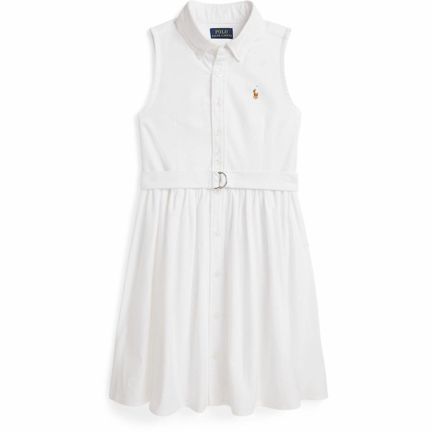 Polo Ralph Lauren Bsr White Girl Day Dress Polished Details