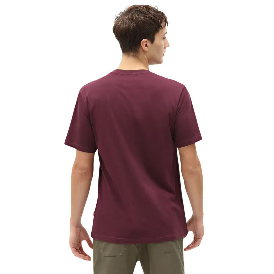 Dickies T-shirt manica corta da uomo  Mapleton DK0A4XDB MR0 granata Classic