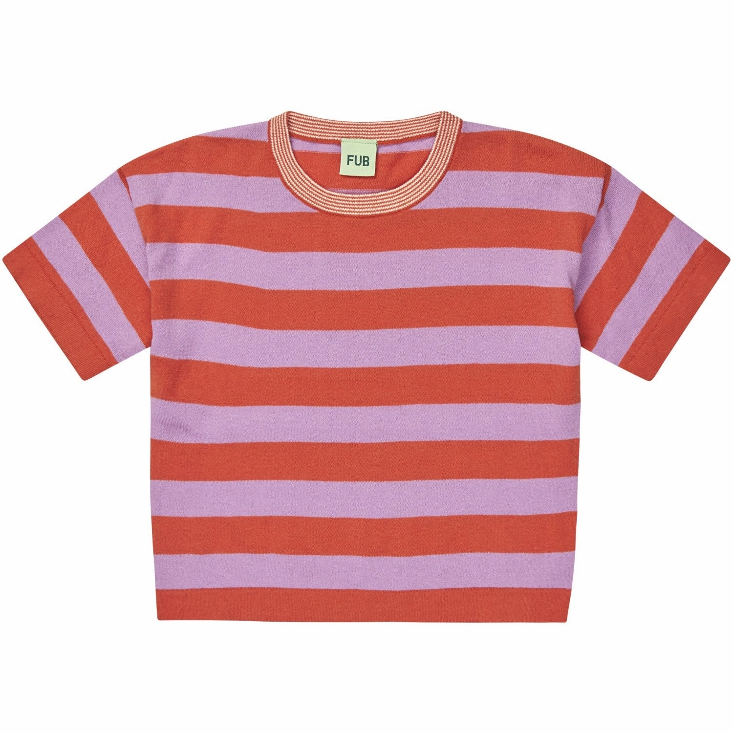 FUB tangerine/orchid Striped Tee Personalized