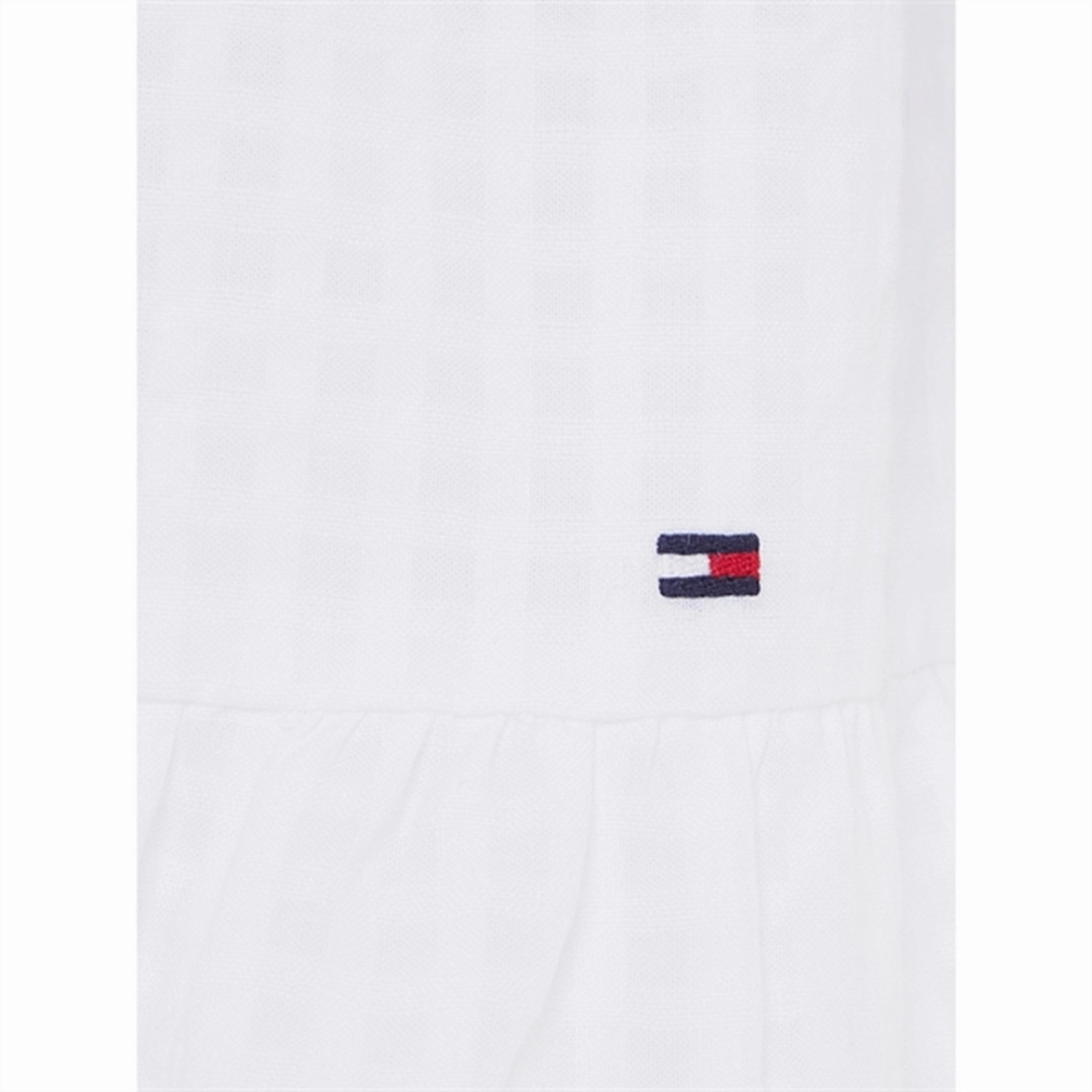 Tommy Hilfiger Seersucker Gingham Dress White Calm Movement everyday elegance