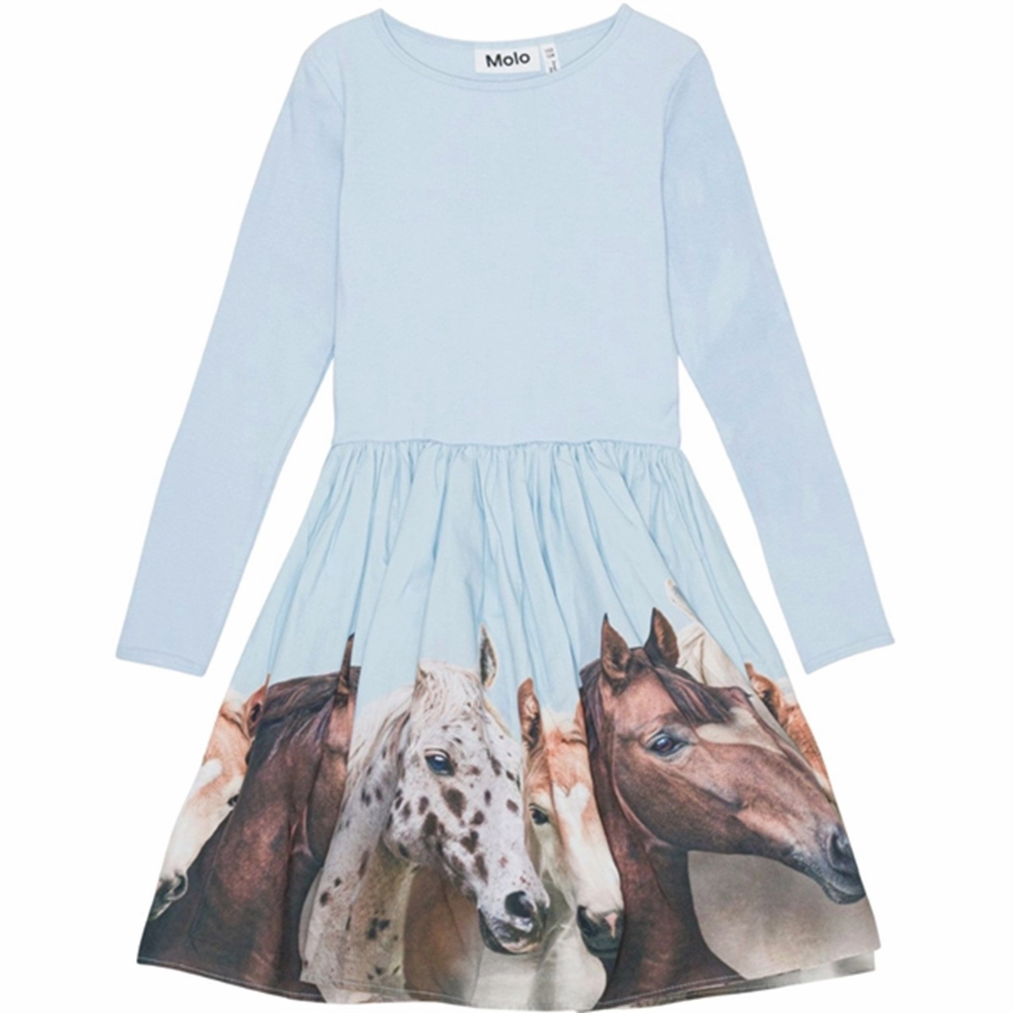 Molo Group Of Hearts Casie LS Dress Fluid movement