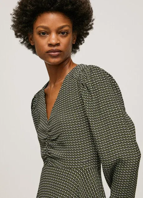 Minimal Core Pepe Jeans Abito da donna stile Skater Leonor PL953133 999 nero