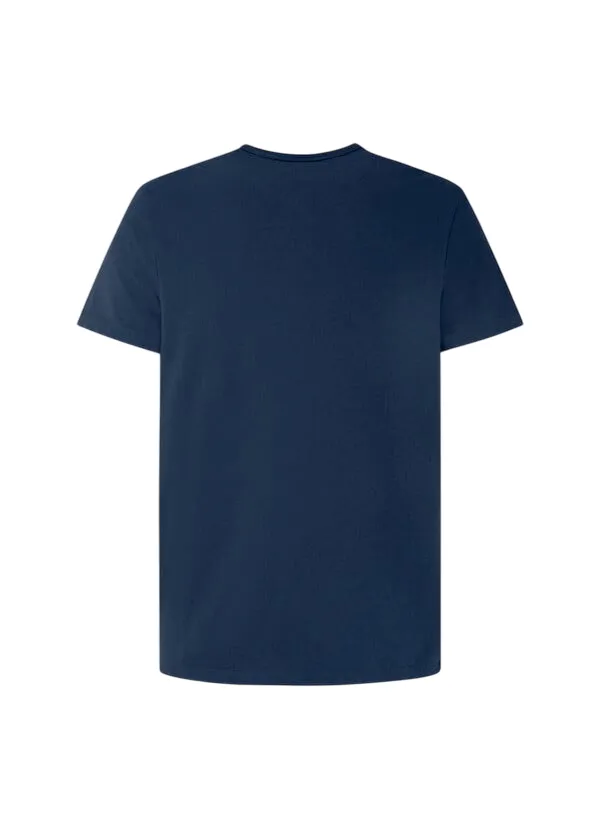 Pepe Jeans maglietta manica corta da uomo Original Basic PM508212 594 blu Sustainable production Beach Wear