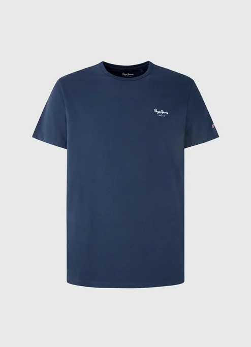 Pepe Jeans maglietta maniche corte Original Basic T-shirt PM508212 595 navy Timeless Design
