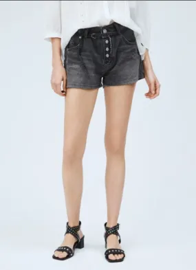 Fashionable Look Chill Mood Pepe Jeans pantaloncino in denim largo da donna Bonita Destroy PL800933 nero slavato