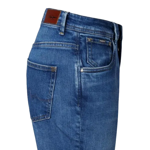 Pepe Jeans pantalone da donna in jeans Violet PL204176HS1R blu chiaro Moisture wicking AdjustableDrawstring