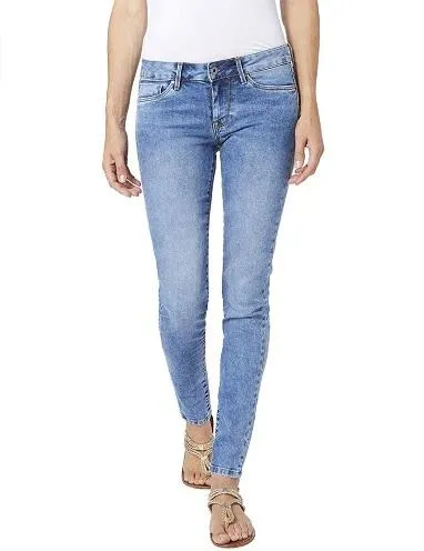 WrinkleFreeFabric Versatile use Pepe Jeans pantalone jeans da donna Soho PL201040MF58 denim