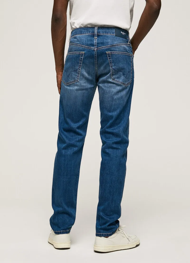LightweightDesign Pepe Jeans Pantalone Jeans da uomo Slim Fit Regular Waist PM206524CQ42 denim