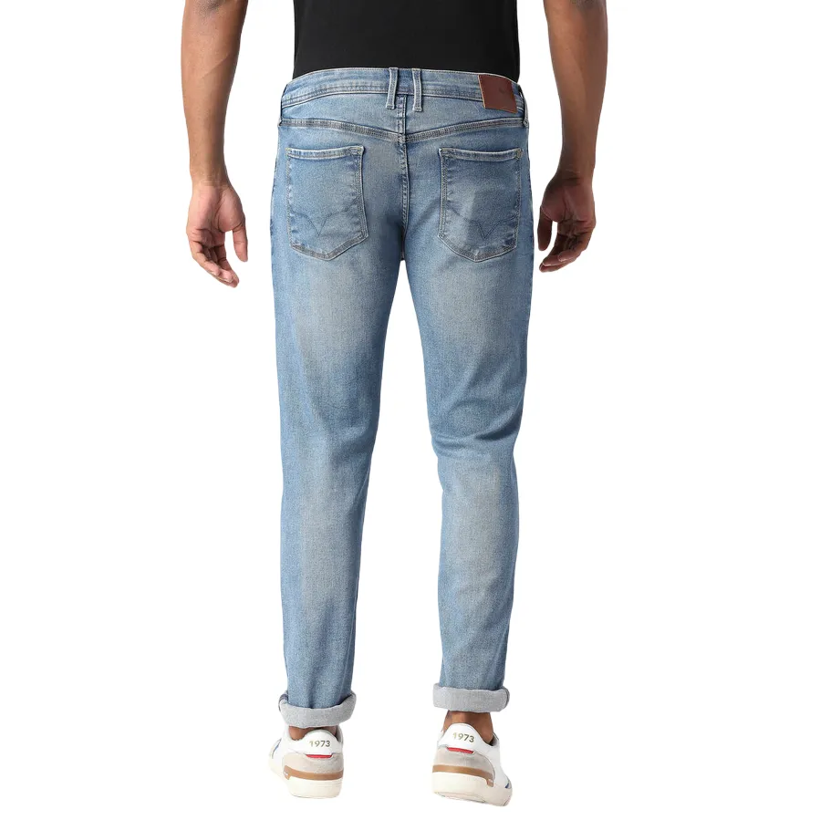 Non Slip Waist Grip Pepe Jeans Pantalone jeans Slim a vita media da uomo Hatch PM206323HP82 denim