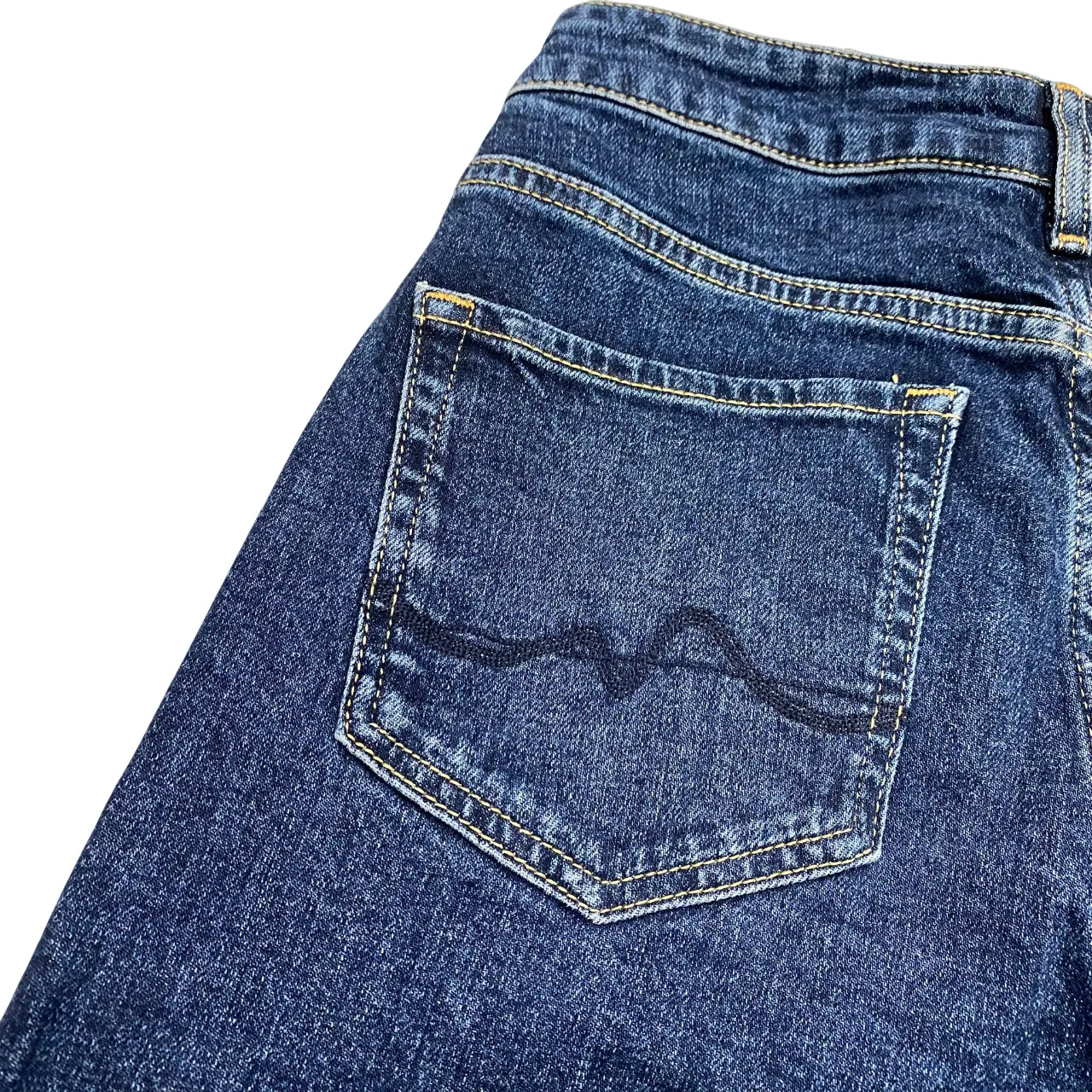 Pepe Jeans pantalone largo da donna Lexa Sky High PL204162CS58 blu Flat Lock Seams Heat Control