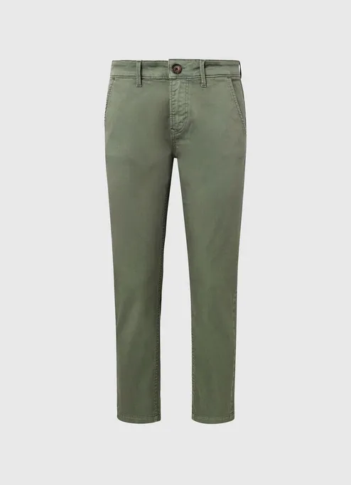 Heat Friendly Pepe Jeans Pantalone Chino Slim Maura PL211547YE4R 684 vineyard green