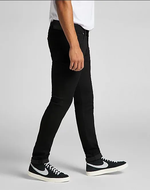 Quick Conversion Hem Modern Utility Lee Pantalone Jeans Luke Midweight L719HFAE clean black