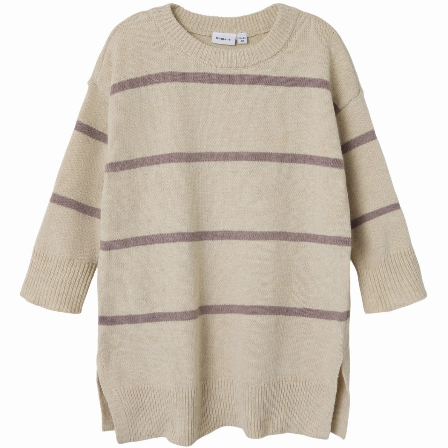 CrinkleResistantWeave Name It Peyote Odett Boxy Knit Dress