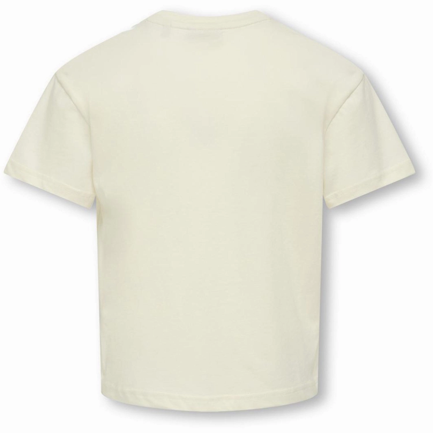 kids ONLY Cloud Dancer Friends/Cabernet Koggitta S/S Boxy Printed Top Jrs Informal charm Wrinkle Resistant