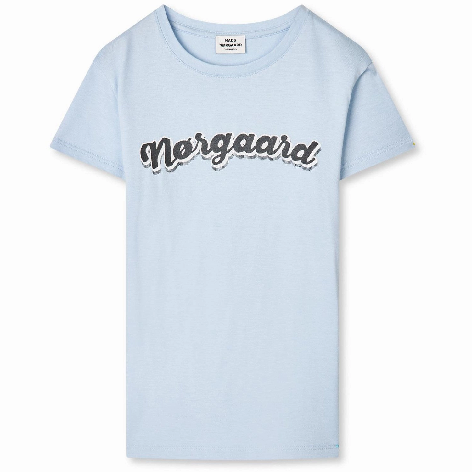 Lightweight Material Classic Style Trend Mads N?rgaard Cashmere Blue Single Organic Tuvina Tee
