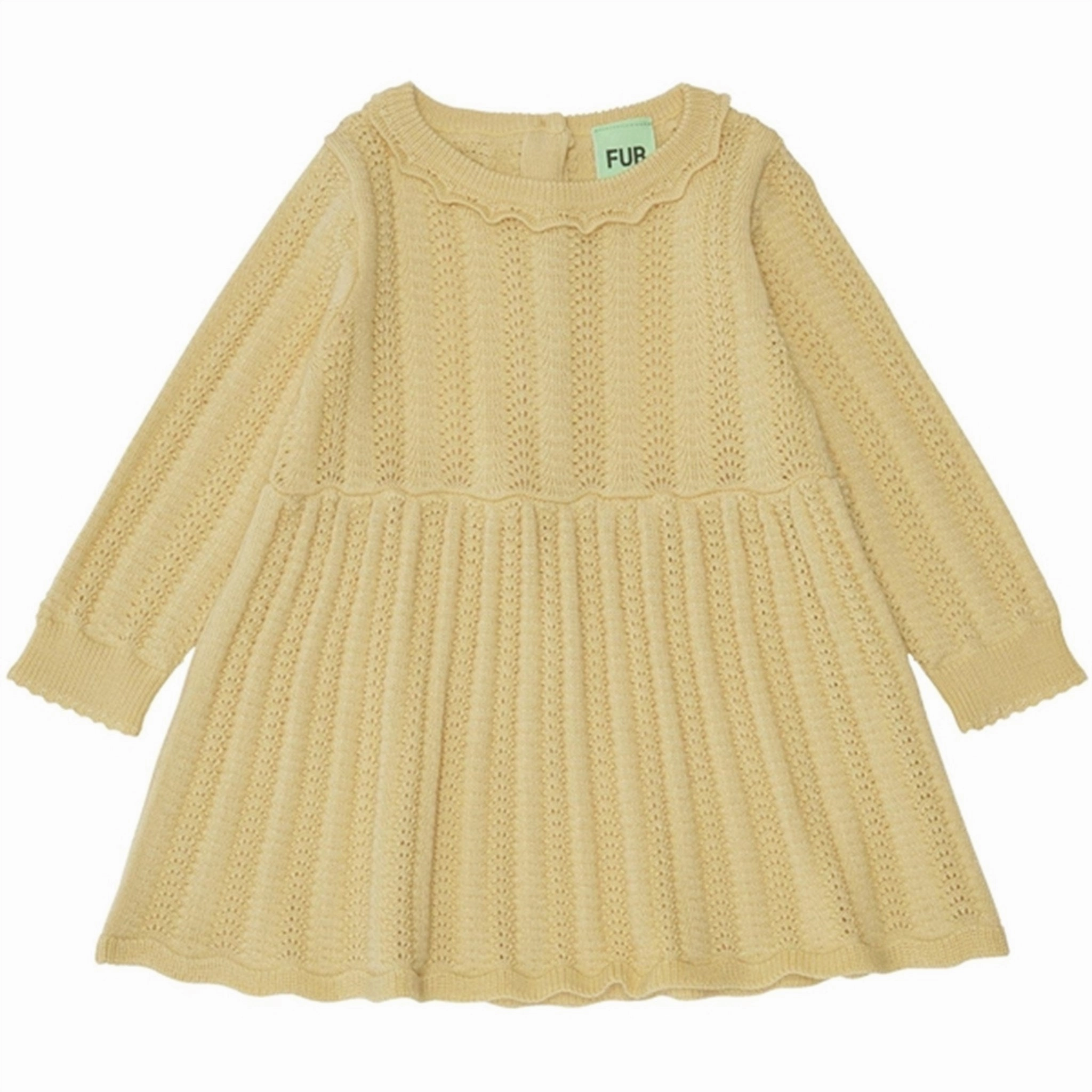 Shine Dressy FUB Baby Dress Buttermilk