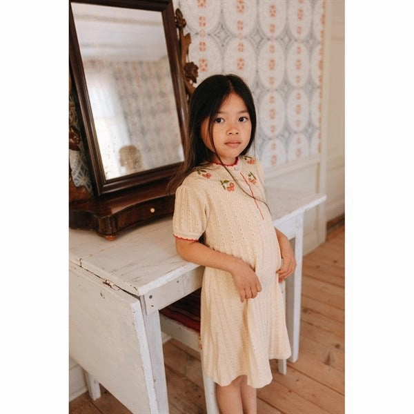 Stretchable Fl?ss Faye Dress Warmcotton/Rouge