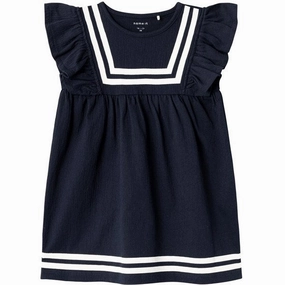 Name it Dark Sapphire Dasine Dress Gentle Drape