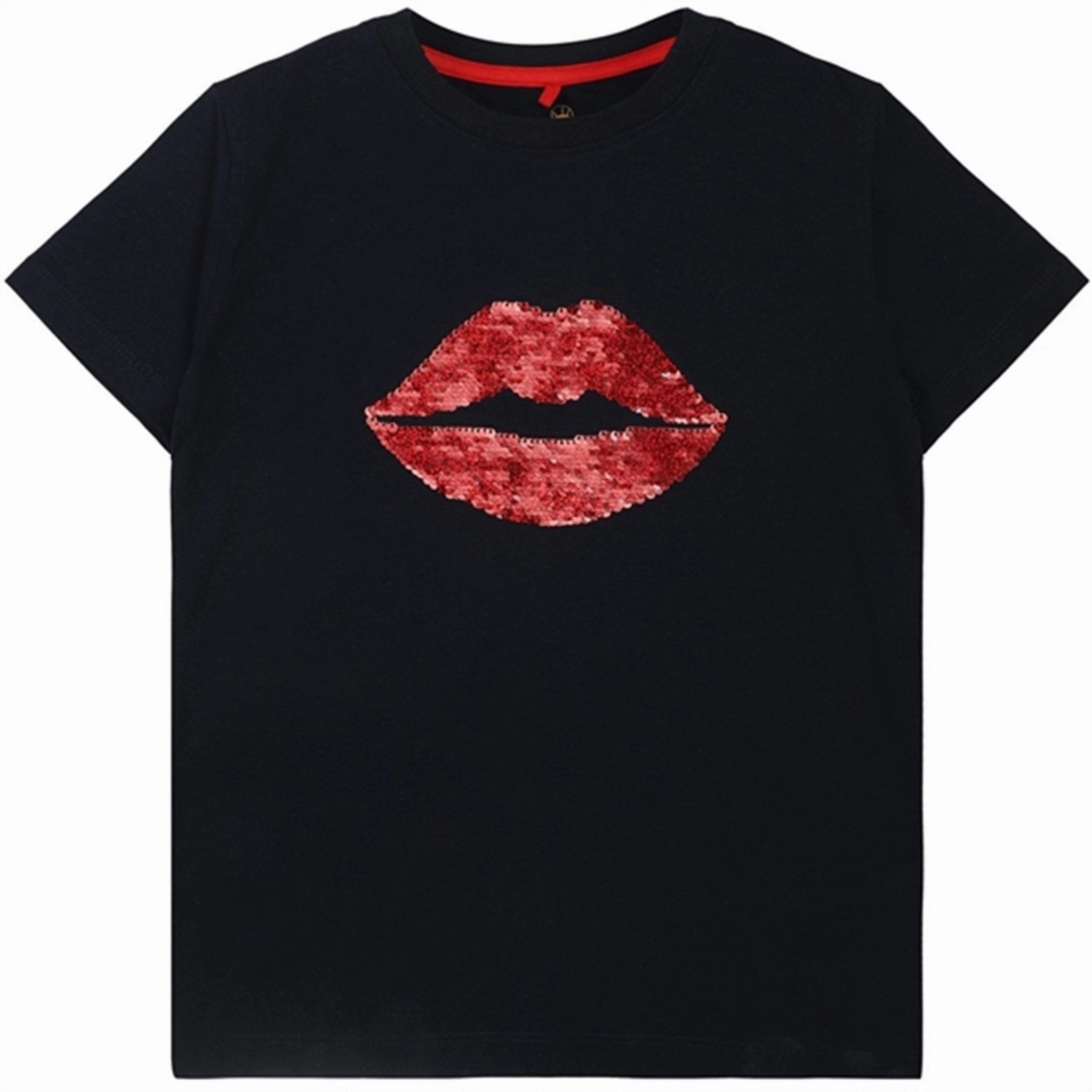Versatile and Comfortable Timeless Top The New Navy Blazer Lips T-shirt