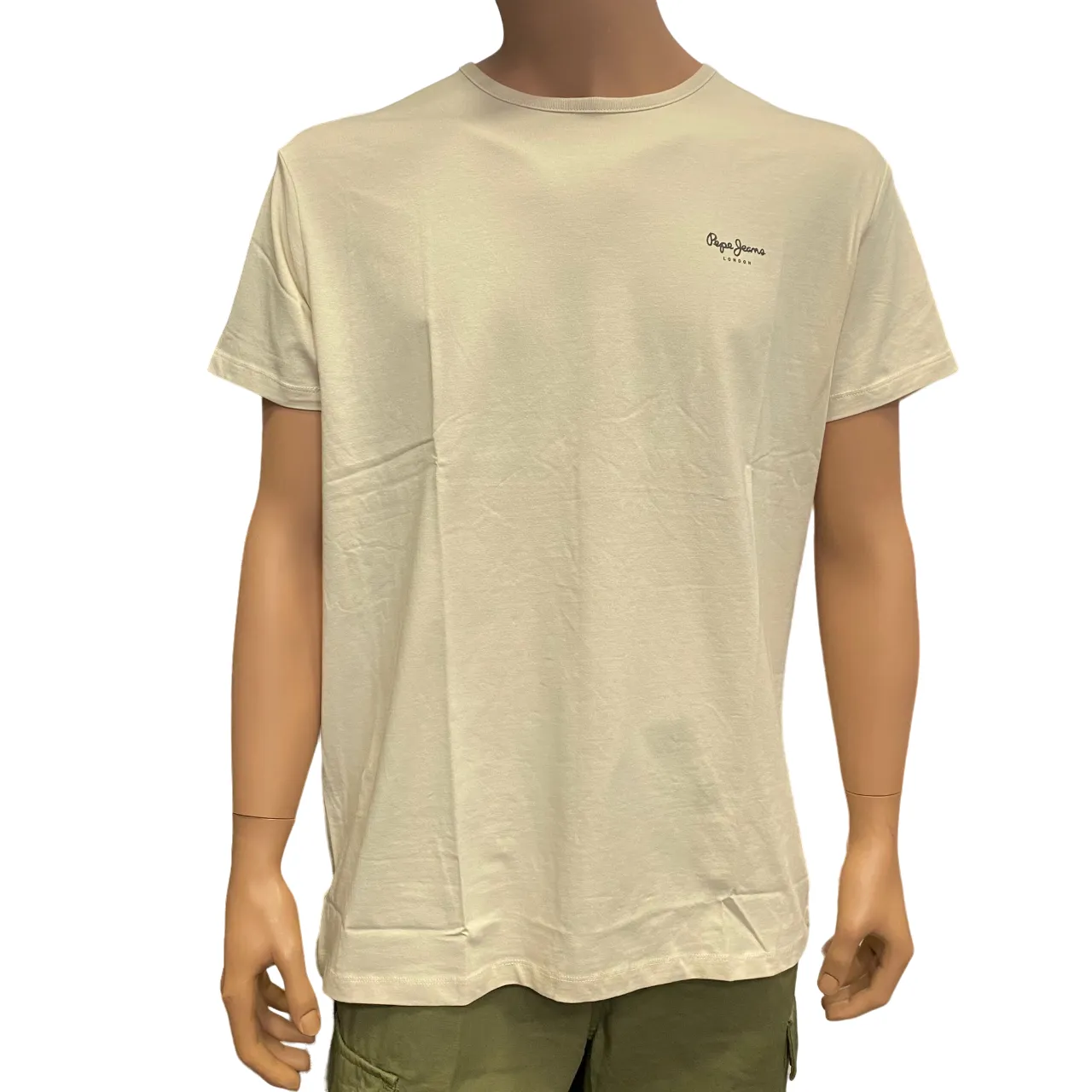 Summer cool Pepe Jeans maglietta manica corte da uomo Original Basic T-shirt PM508212 839 beige