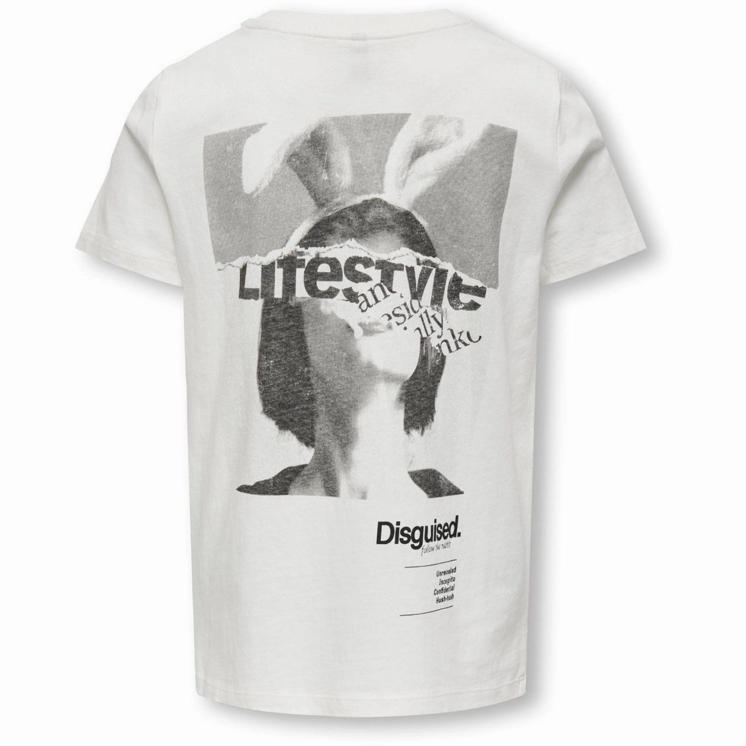 fade resistant color kids ONLY Cloud Dancer Pernille Style T-Shirt