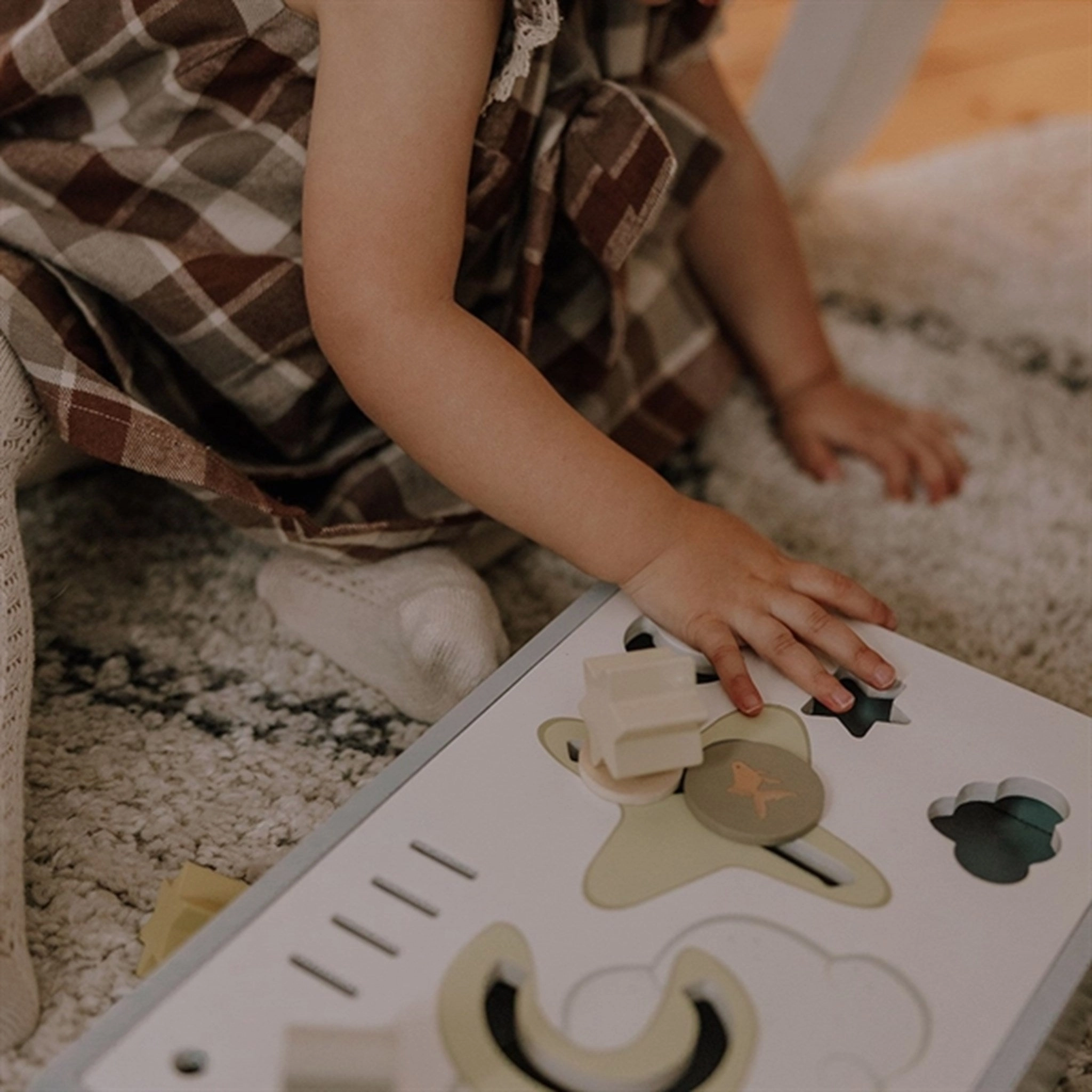 That's Mine Sterne Check Nanna Dress BreathableLining Cozy Comfort