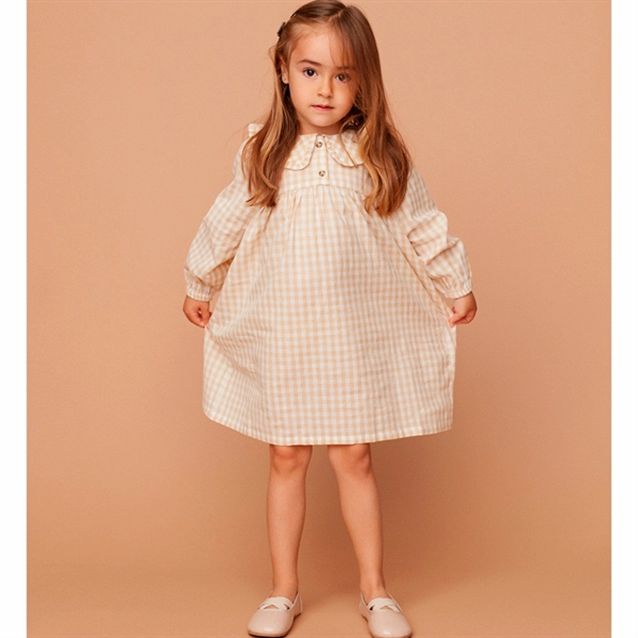 Sofie Schnoor Beige Dress Back Detail