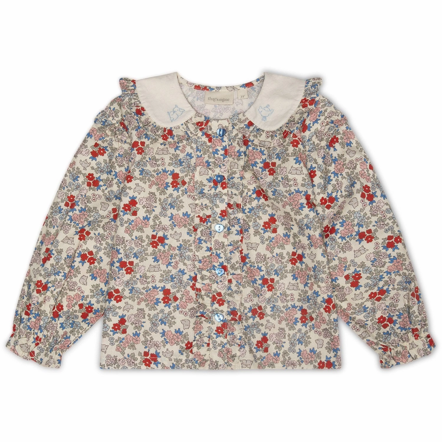 That's Mine Bittersweet Natali Shirt Raw edge Resort Wear