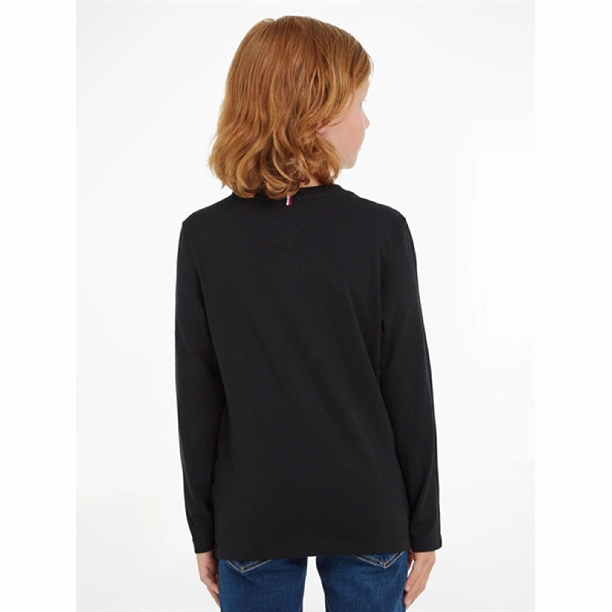 Tommy Hilfiger Boys Basic CN Blouse Meteorite Non-Iron No Slip Shoulder Grip