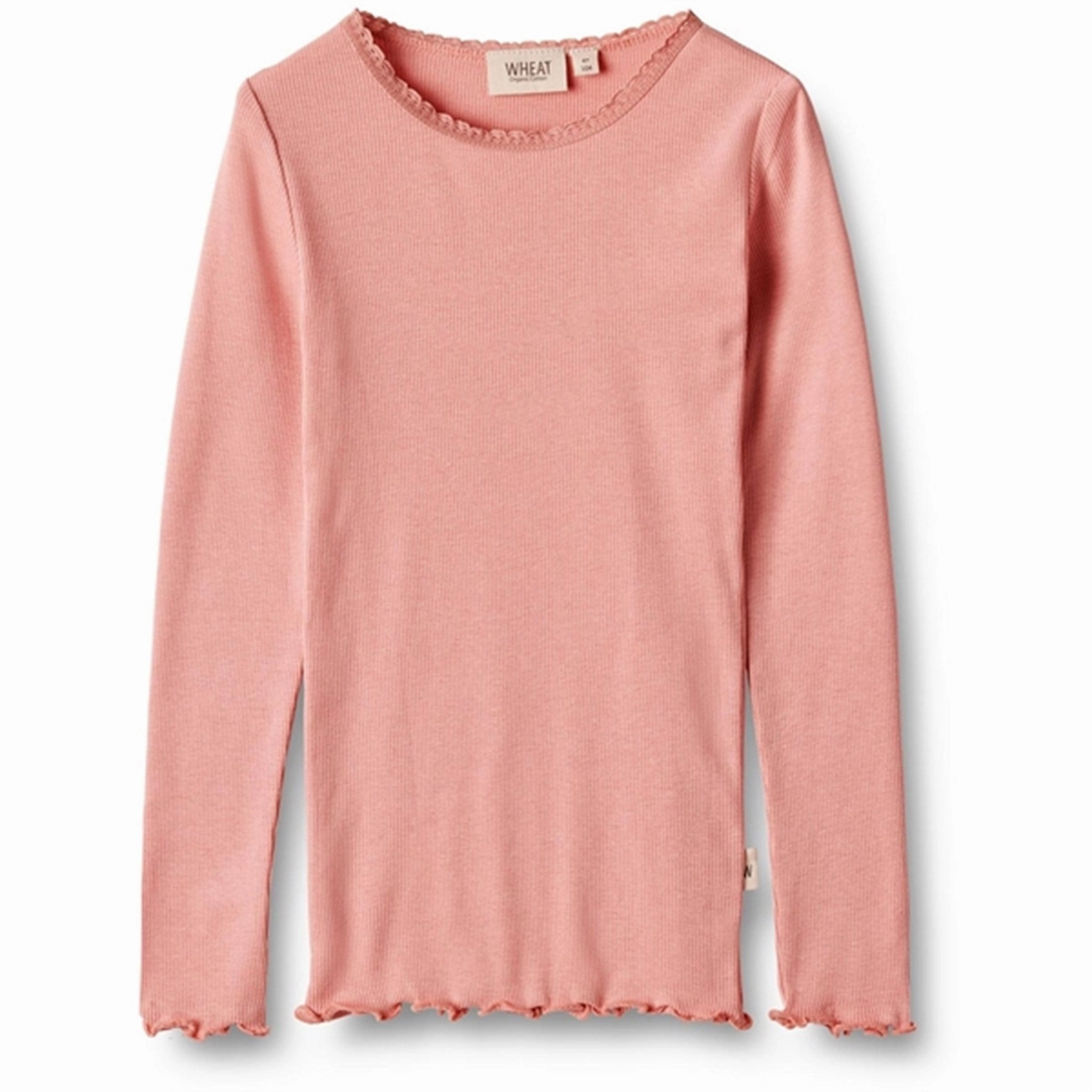 Wheat Rosette Rib Blouse Reese High-End Fashion On-The-Go Style