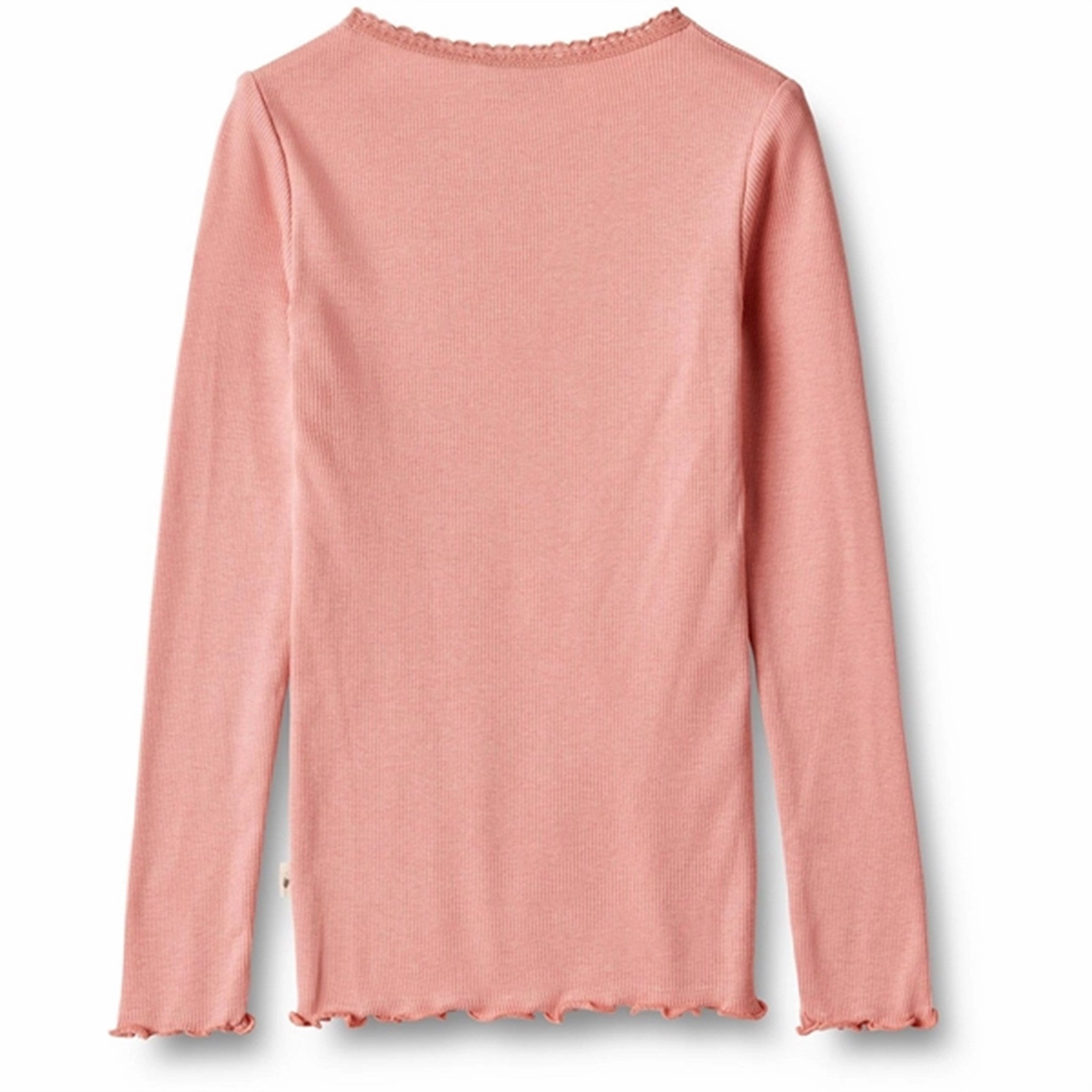 Versatile use Graphic Art Wheat Rosette Rib Blouse Reese