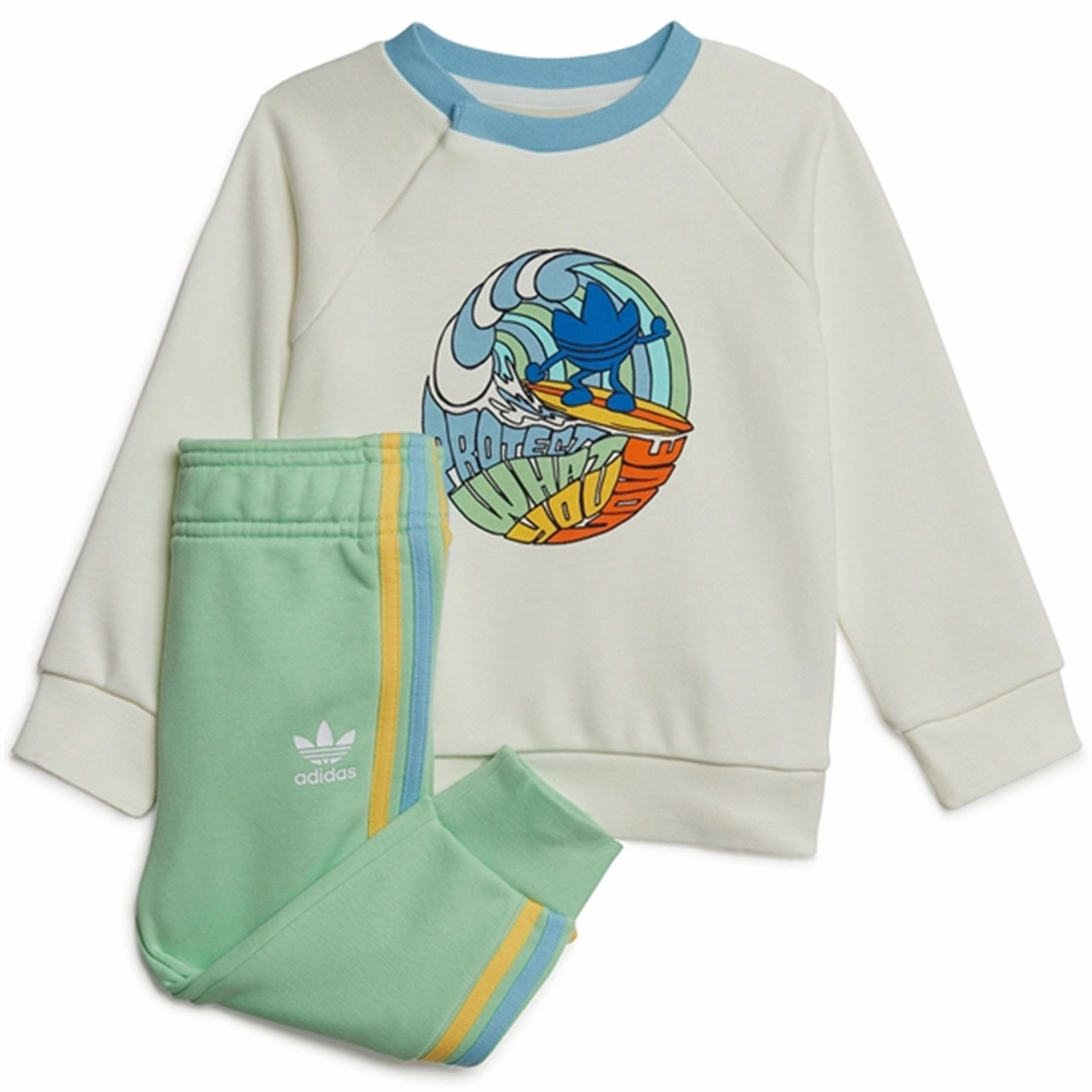 adidas Originals White Sweatsuit ethnic