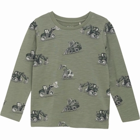 Minymo Sea Spray Blouse AOP Youthful Style