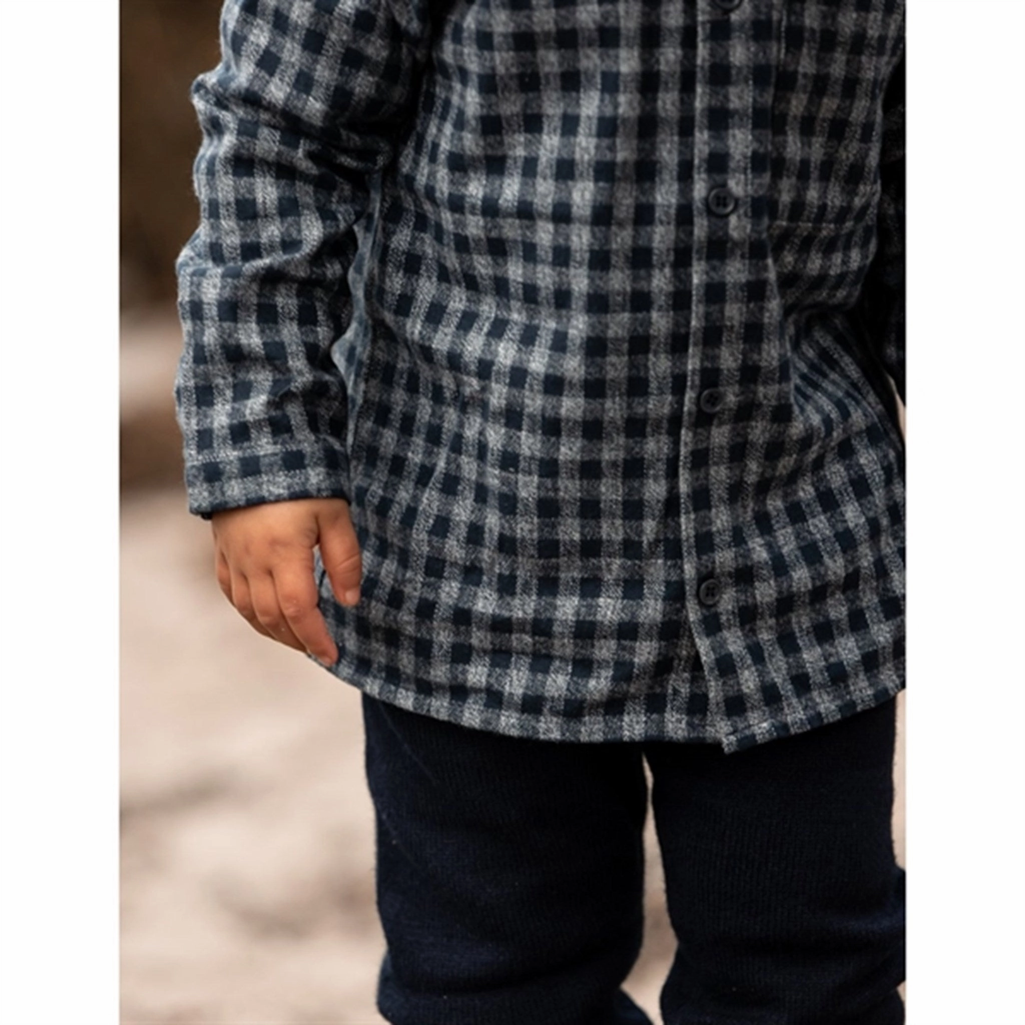 Moisture Management Tech Fliink Navy Coda Check Shirt