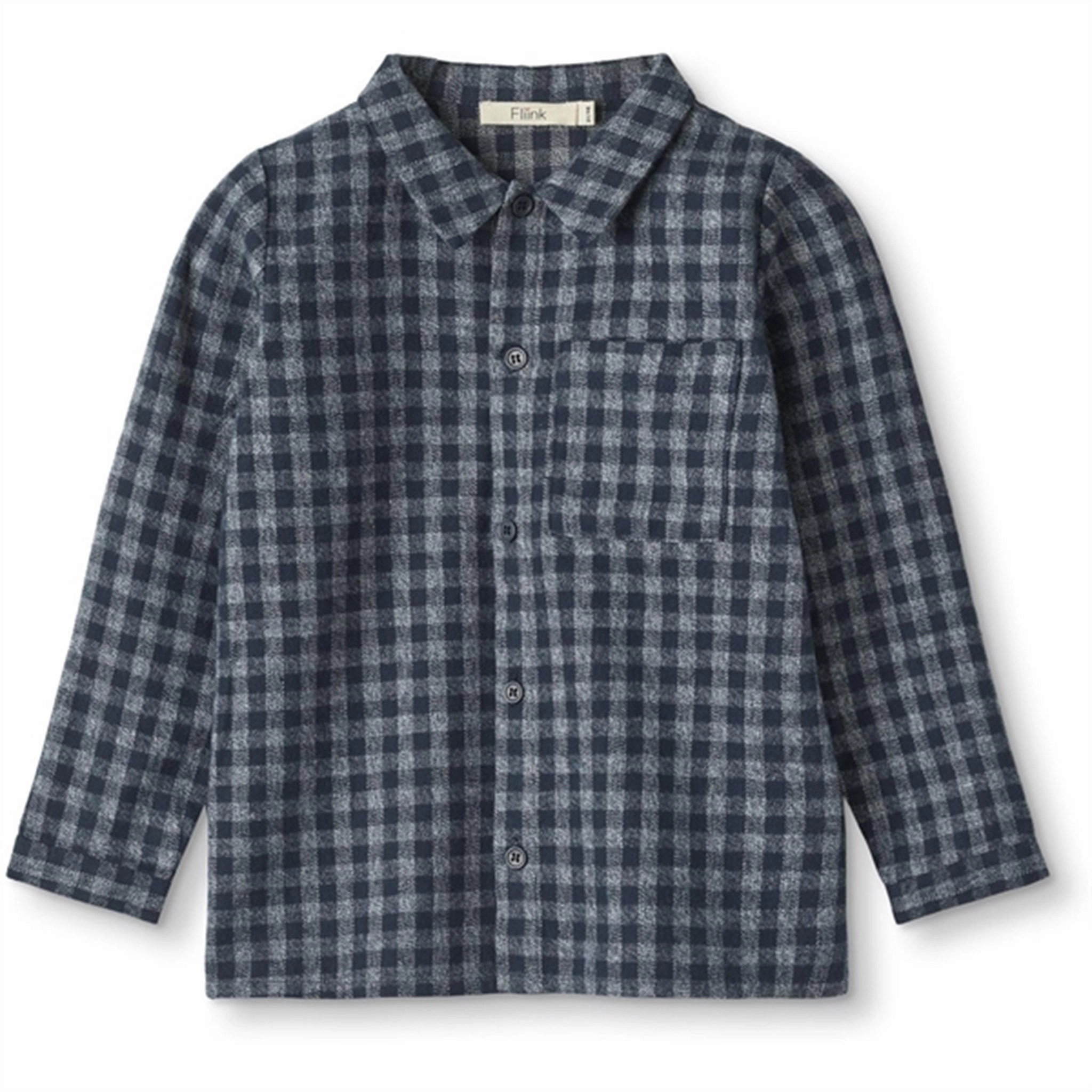 Lounge Wear Fliink Navy Coda Check Shirt