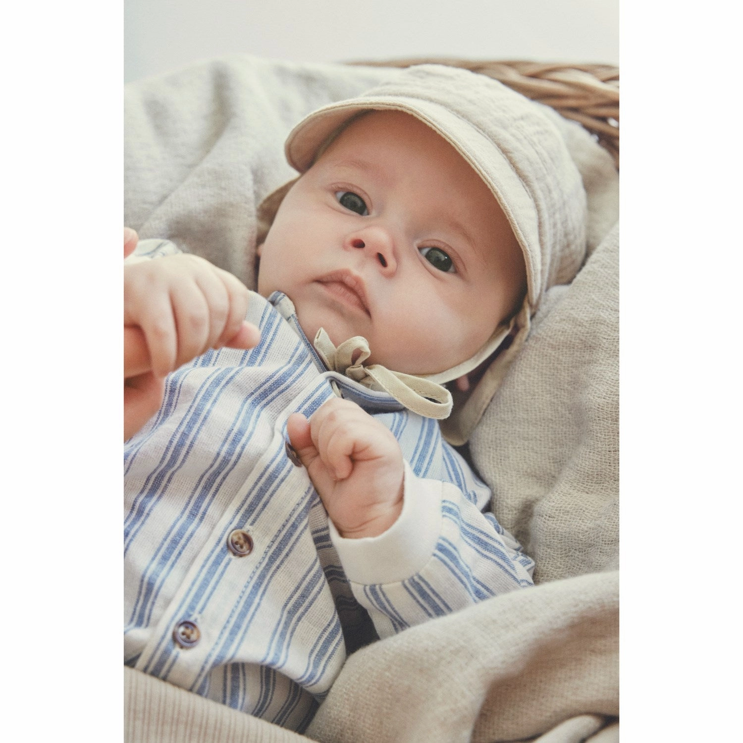 Huttelihut Quiet Harbor Shirt Yd Stripe Seasonal Collection Subtle pattern