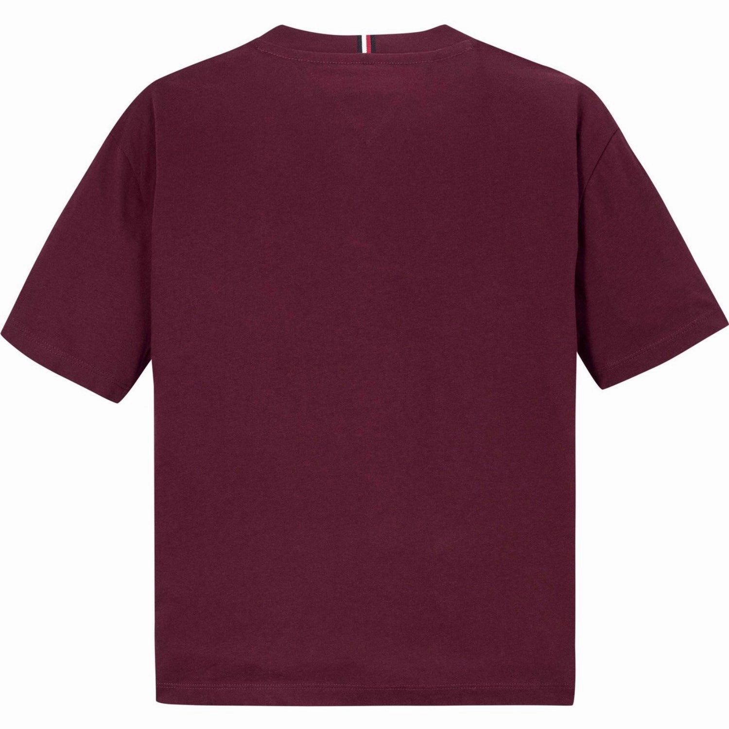 Fashion Layering Tommy Hilfiger Deep Rouge Essential T-Shirt
