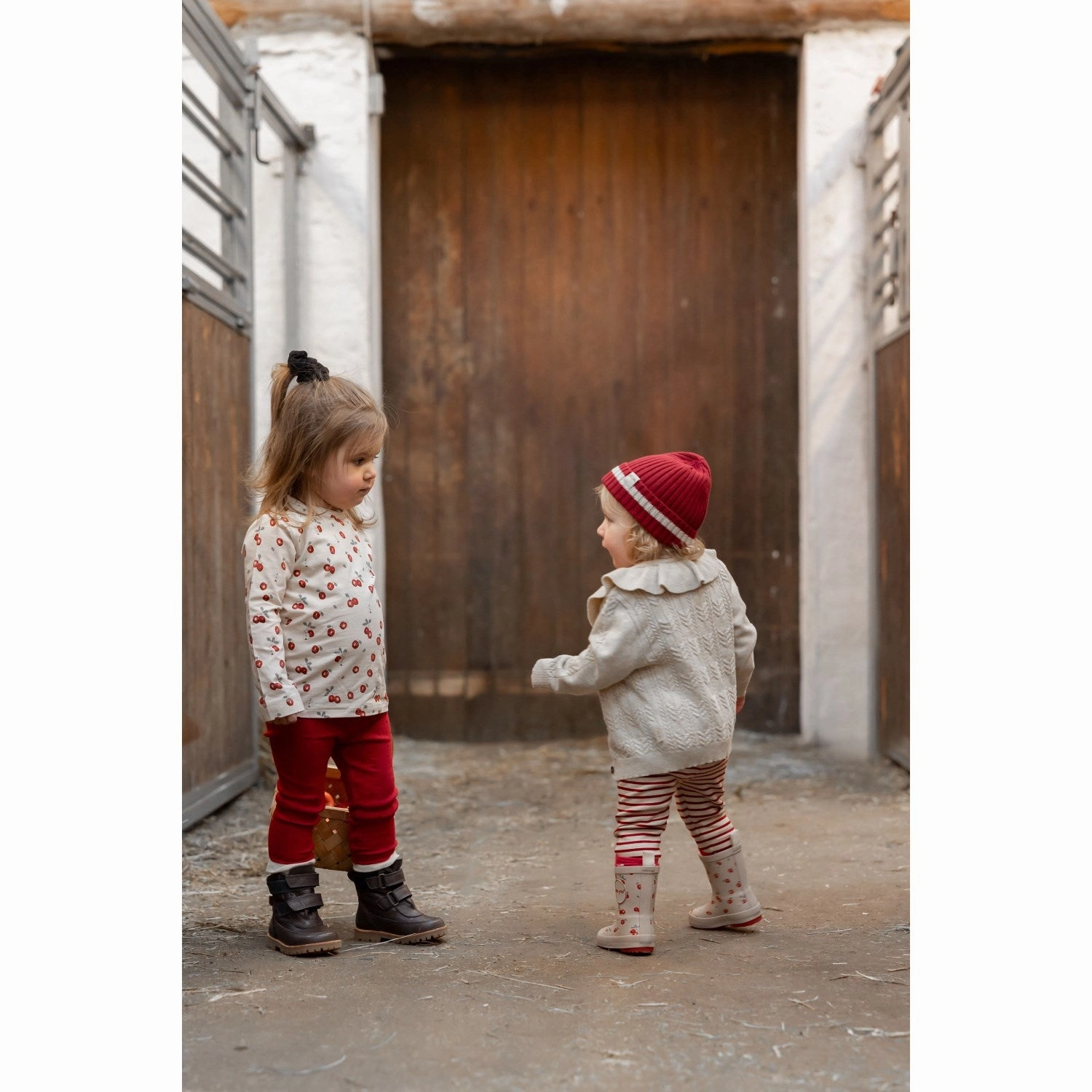 Petit Piao Apple Aop Blouse Printed Winter Fashion birthday party