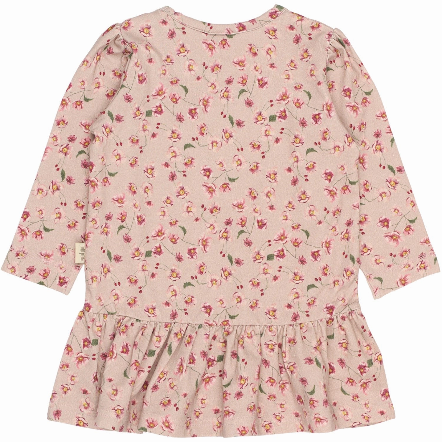 Petit Piao Autumn Anemon Dress L/S Gather Printed Fall Inspired UVProtectiveLayer