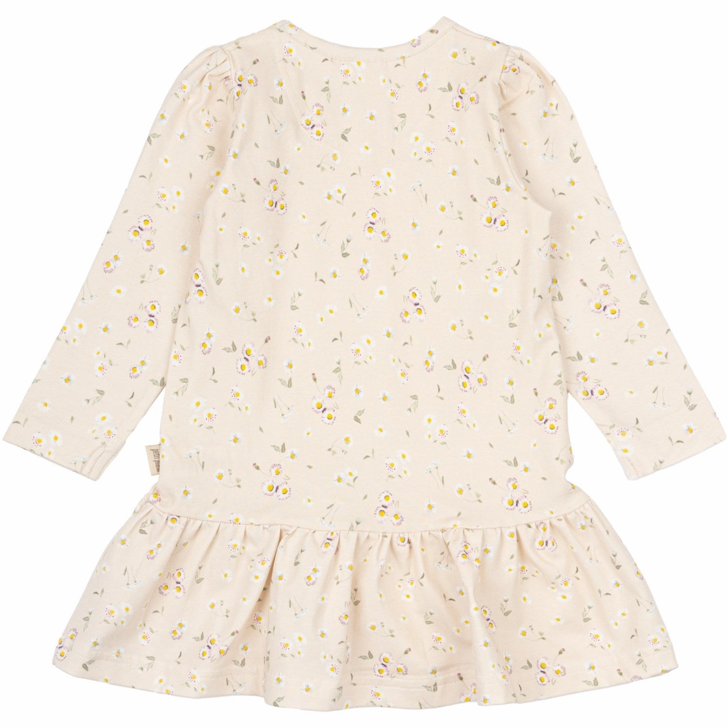 Petit Piao Bellis Aop Dress L/S Gather Printed Minimalist-Trend