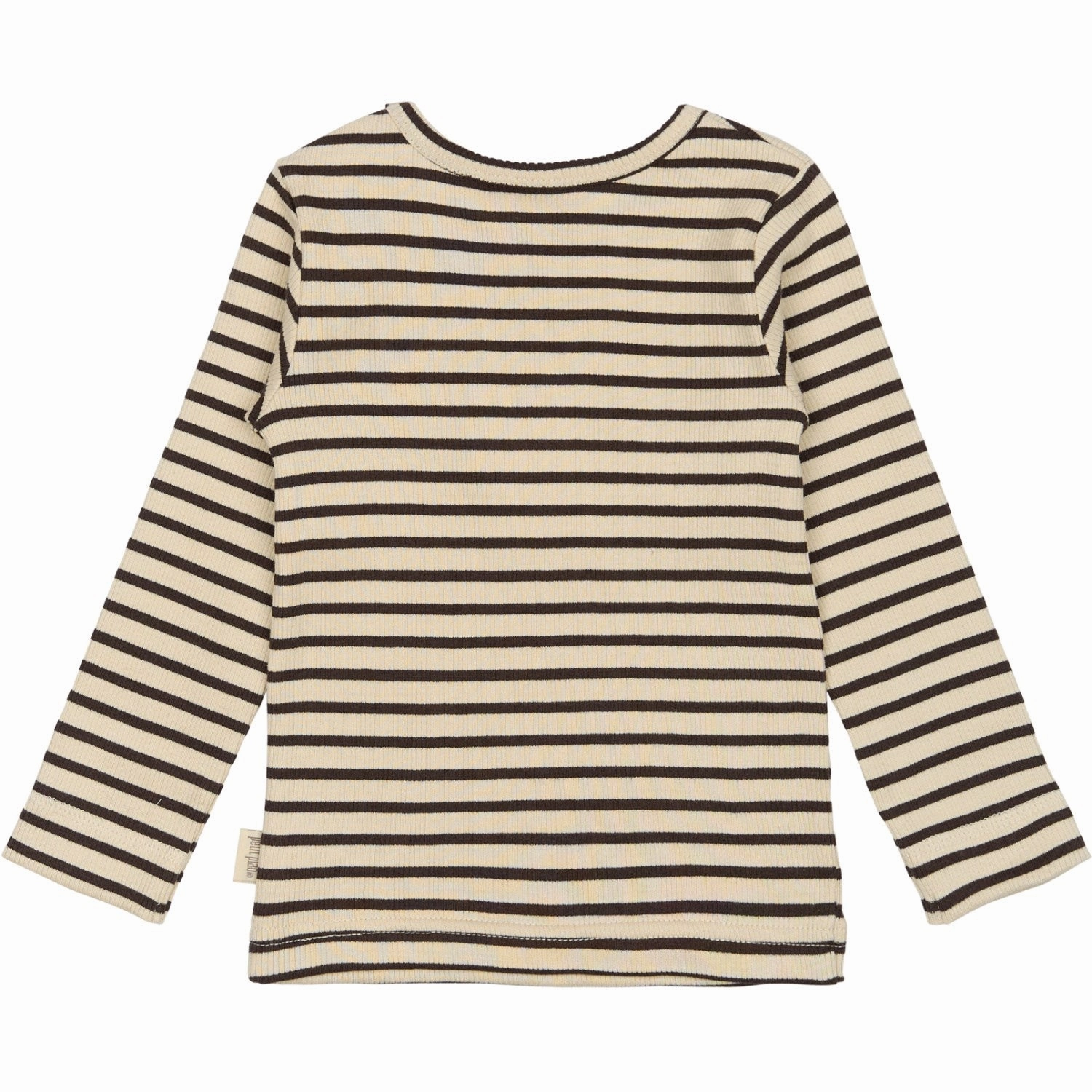 Urban Edge Cocktail Event Petit Piao Coffee Bean/off White T-shirt L/S Modal Striped