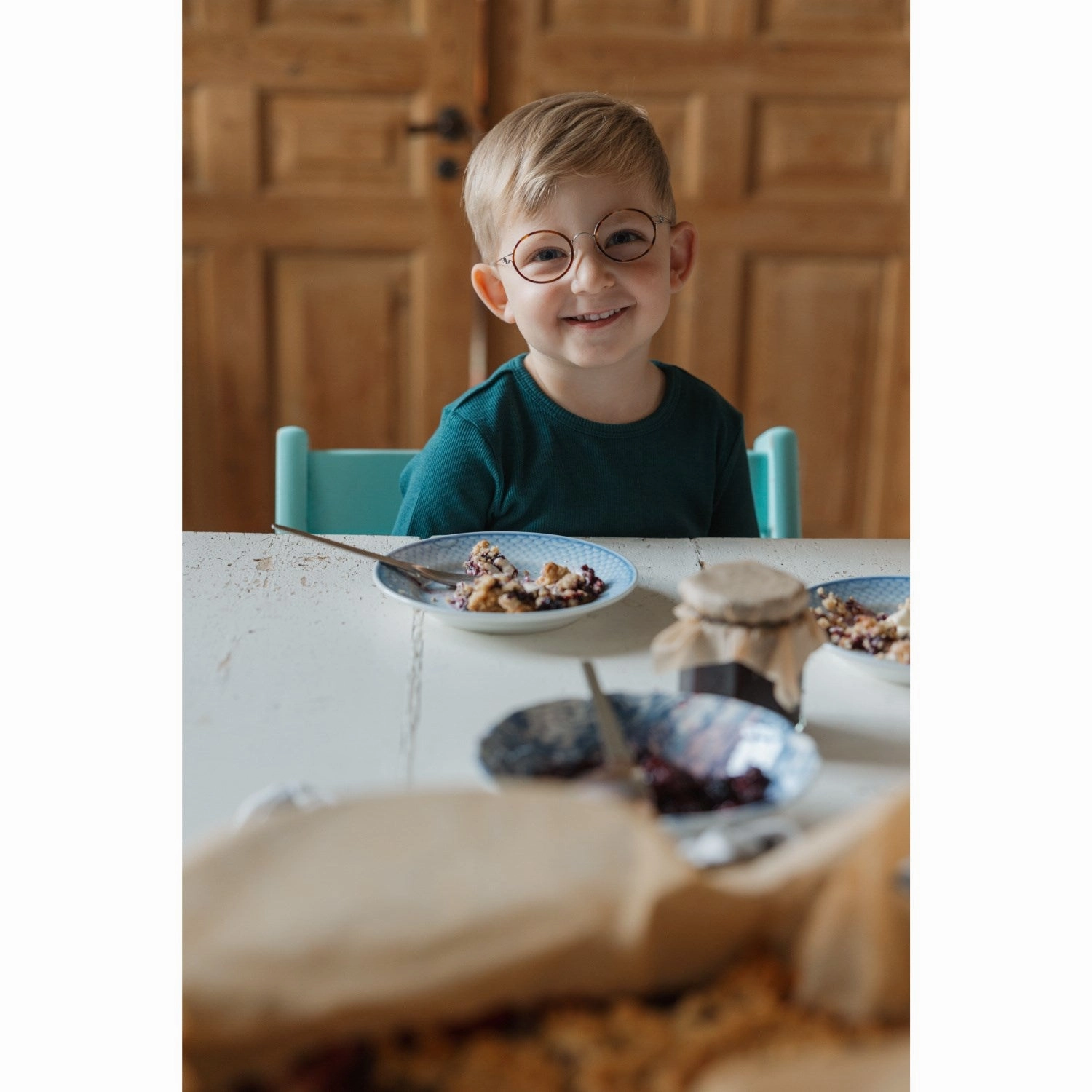 Petit Piao Dark Sea T-shirt L/S Modal Graduation Ceremony