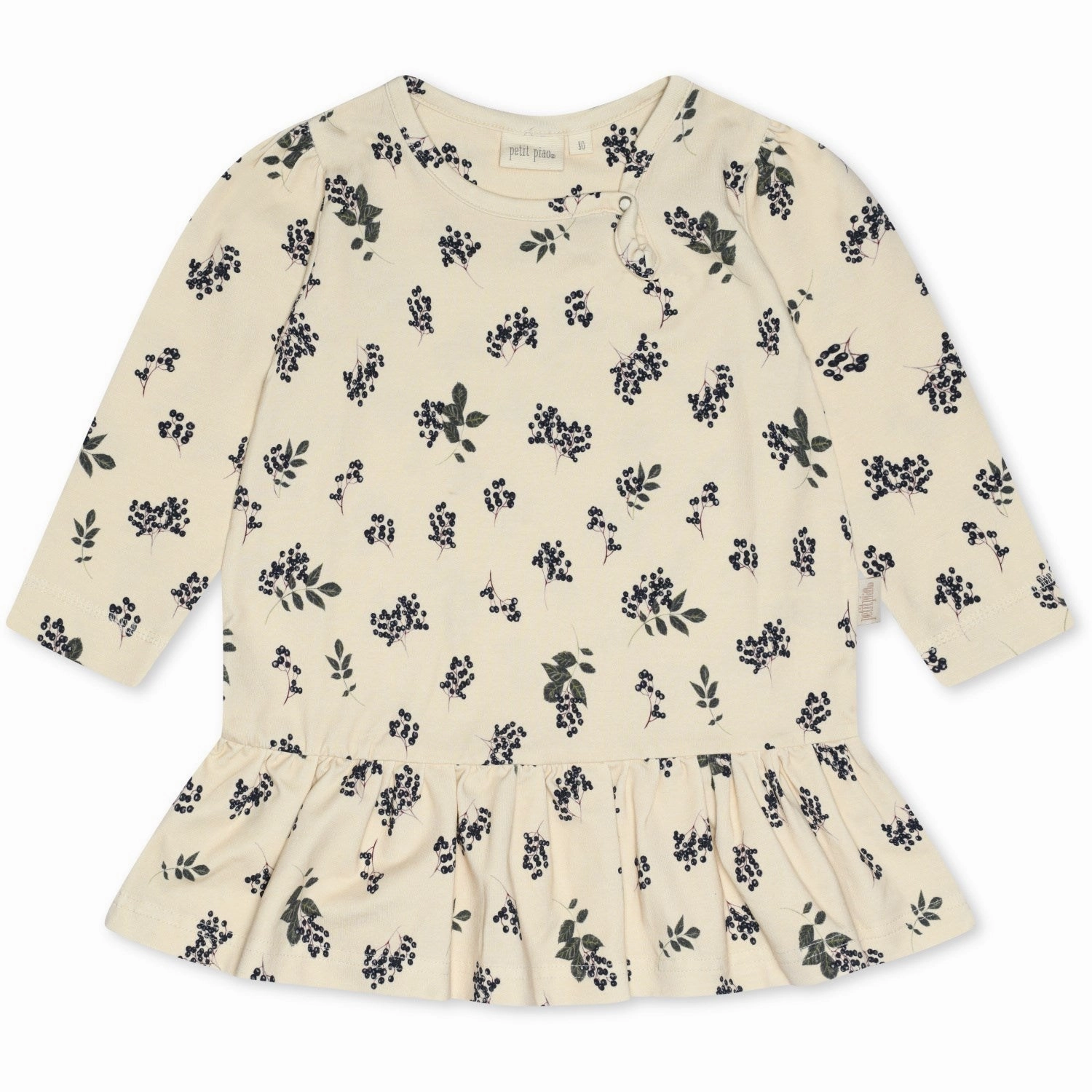 Petit Piao Elderberry Aop Dress Gather Printed Summer Mood