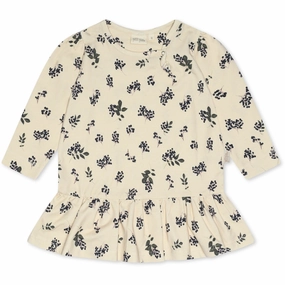 Petit Piao Elderberry Aop Dress Gather Printed Summer Mood