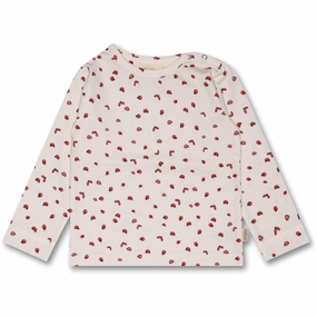 Petit Piao Ladybug Blouse Printed Comfortable Fabric