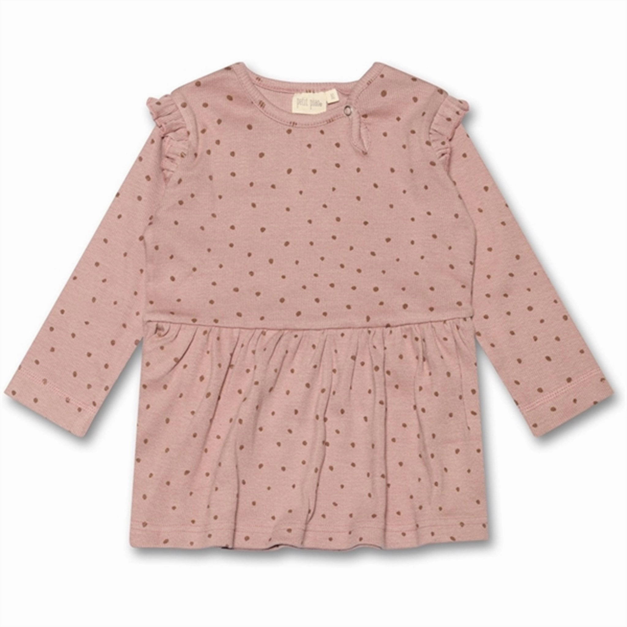 Petit Piao? Rose Fawn Dress Modal Dot Beach Walk