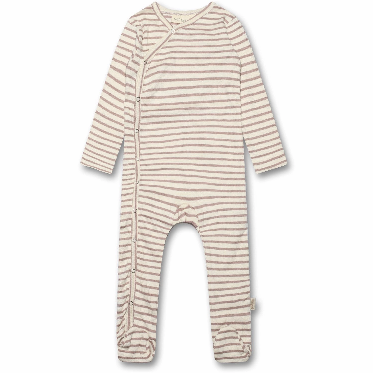 Petit Piao Rose Fawn Jumpsuit Fold Modal Striped Travel Date Party Stylish