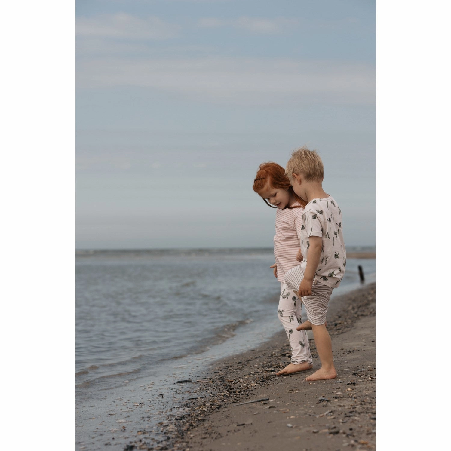 FadeResistantPrint Petit Piao? Rose Smoke T-shirt Baggy Sum Printed