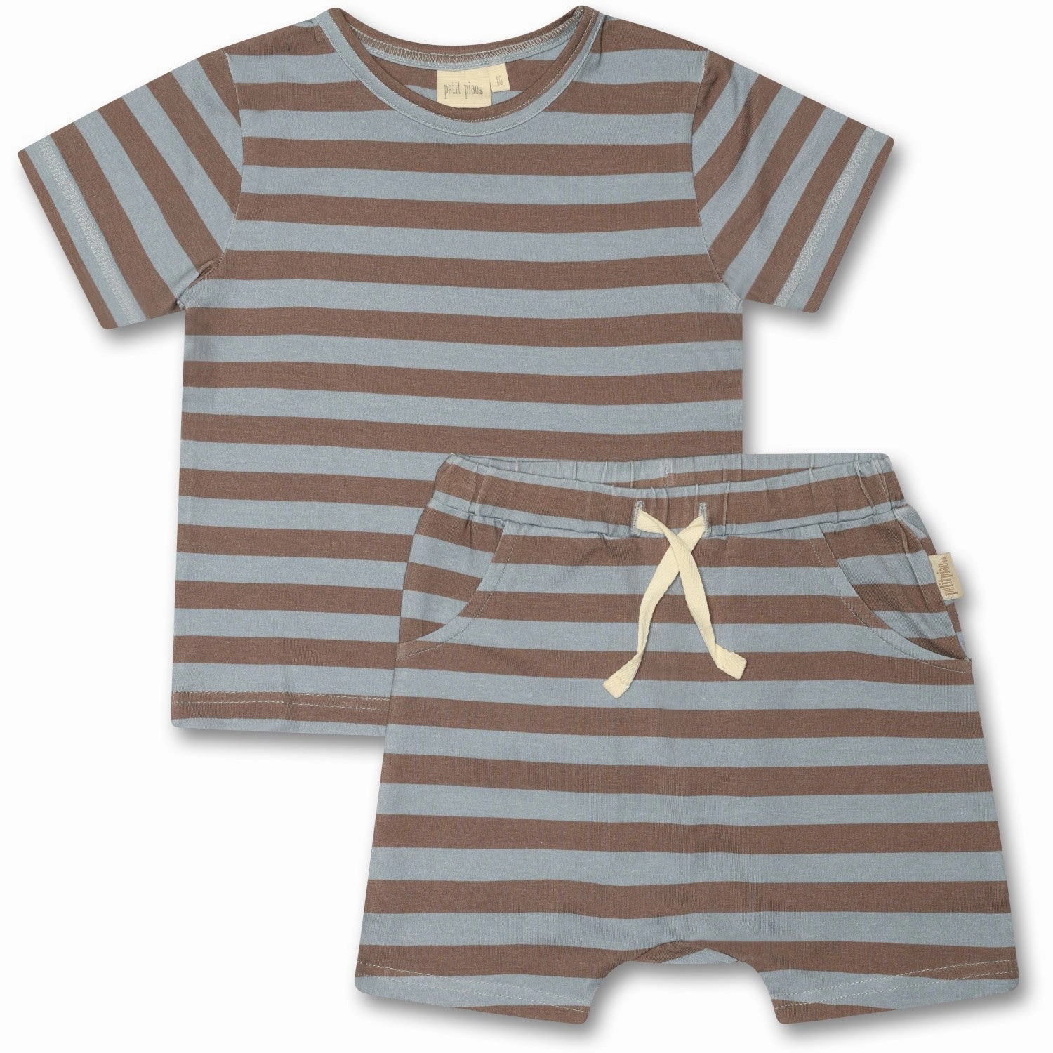 Petit Piao Tuscany Shorts Set Printed Picnic