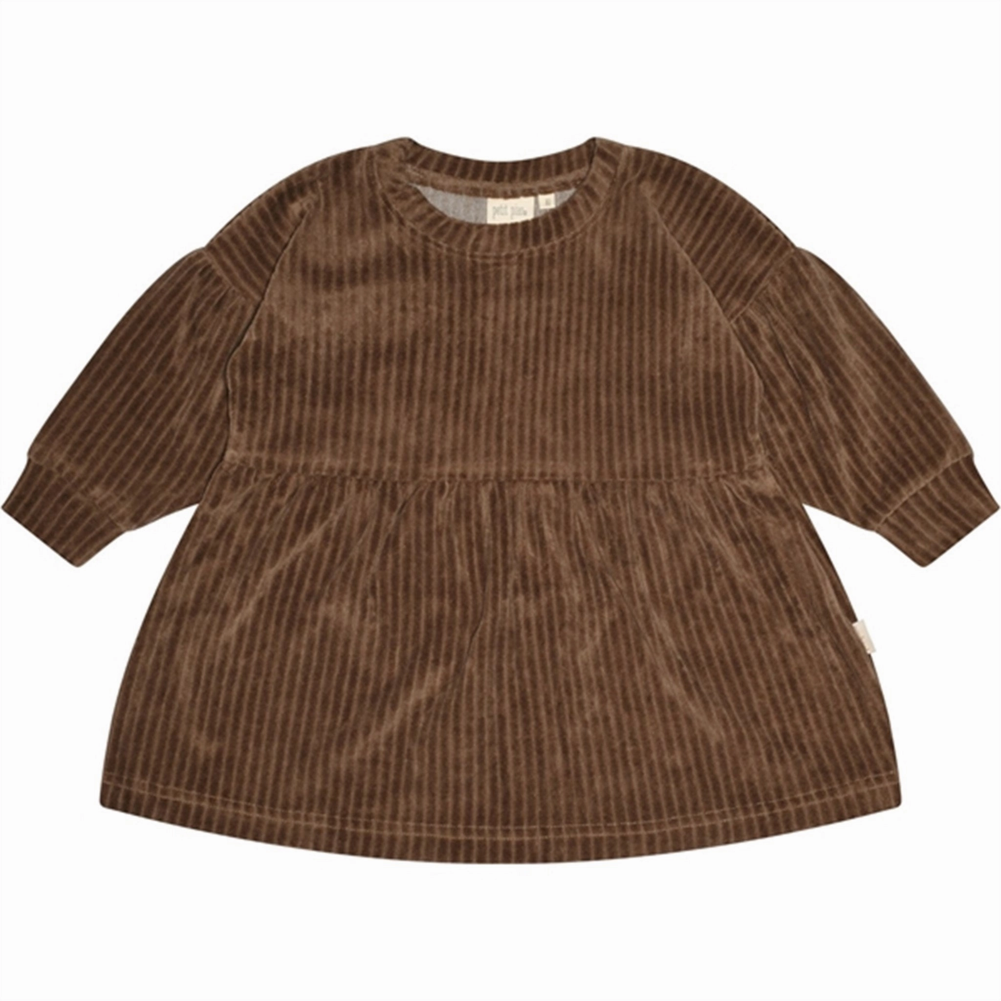 Petit Piao? Walnut Sweat Dress Velvet Chilly Comfort Wear Sophisticated and Relaxed